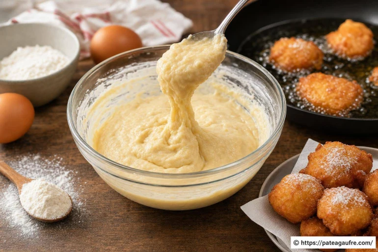 Pâte à beignets à la cuillère : simple et rapide