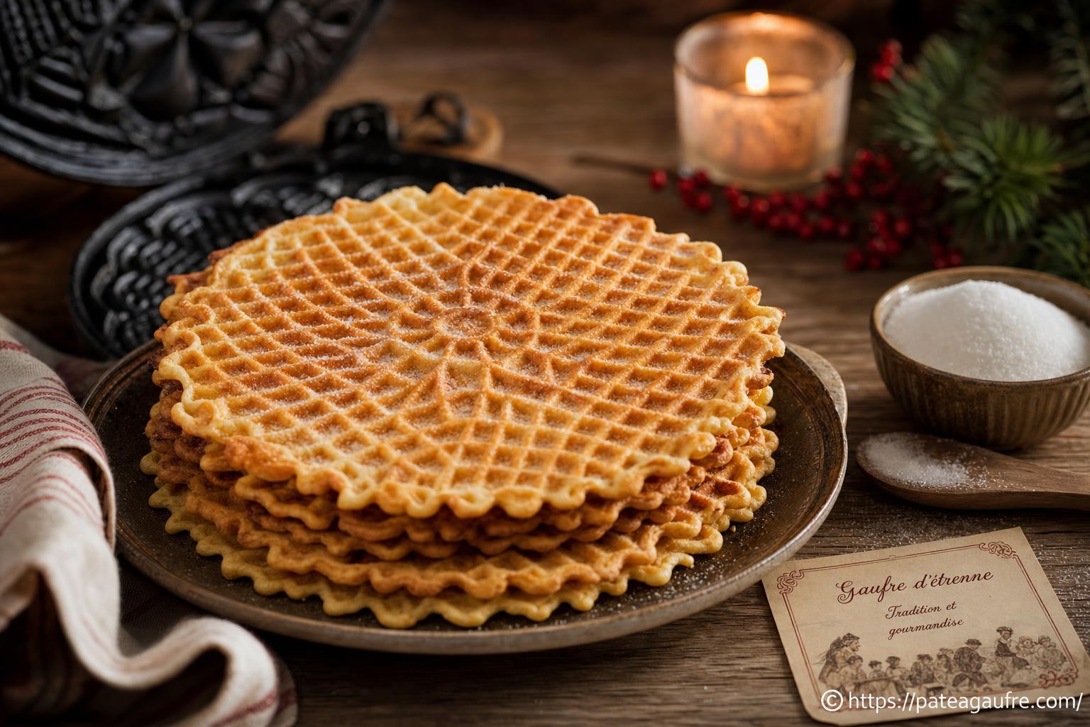 Gaufre d'étrenne : recette traditionnelle à tester chez vous