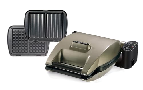 LAGRANGE Gaufrier Premium, 1200W, 2 jeux de plaques inclus (