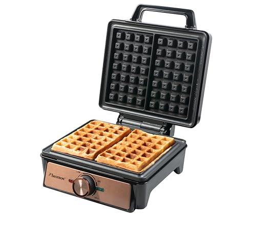 Bestron Gaufrier pour gaufres belges, Gaufrier de Bruxelles 