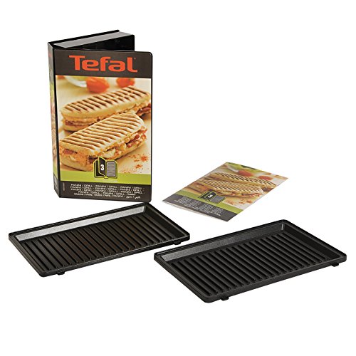 Tefal Coffret Snack Collection de 2 plaques grill-panini + l
